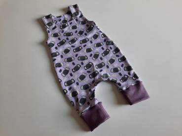 Strampler Elefanten Lila